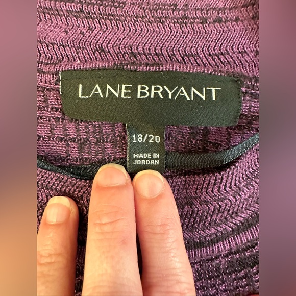 Two Purple Long Sleeve tops Size 18/20 Lane Bryant - Picture 8 of 8
